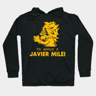 "Yo apoyo a Javier Milei" LOGO Hoodie